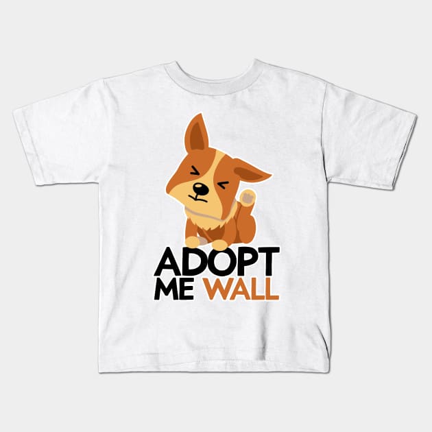 Adopt Me Wall Kids T-Shirt by nextneveldesign